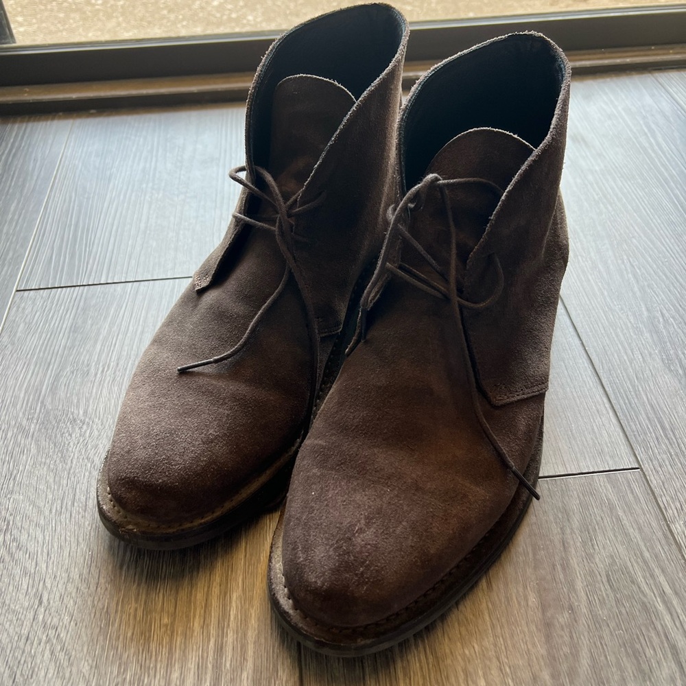 Thursday Boots “Ash” Brown Suede Chukka